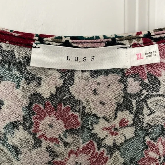 Lush Green Marsala women Floral dress - Picture 5 of 7